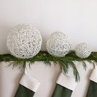 Silver Light-Up Vine Balls (Set of 3)