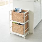 Yamazaki Tower Two-Tier Hideaway Storage Cart