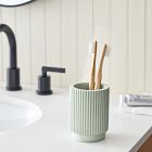 Fluted Concrete Bath Accessories