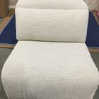 Open Box: Leo Motion Reclining Armless Single - Yarn Dyed Boucle Alabaster