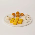 Fleck White Marble Platter