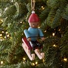 St. Jude Wood Winter Sports Ornaments