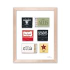 Chicago Framed Matchbook Print by My Father's Daughter