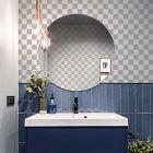 Tempaper Gray Checkmate Peel &amp; Stick Wallpaper