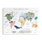 Our World Map Wall Art by Minted for West Elm Kids