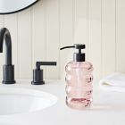 Open Box: Sculptural Glass Soap Pump - Baked Clay