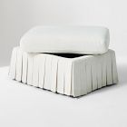 Robin Pleated Skirt Storage Ottoman