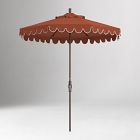Scallop Edge Outdoor Umbrella (7.5')
