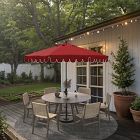 Scallop Edge Outdoor Umbrella (9')