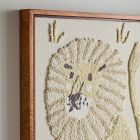 Tufted Lion Wall Art
