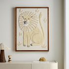 Tufted Lion Wall Art