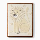 Tufted Lion Wall Art