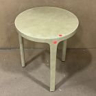 Open Box: Dolores Leather Side Table (16") - Ludlow Cumin