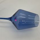 Open Box: Estelle Colored Glass Stemmed Wine Glasses (Set of 6) - Cobalt Blue