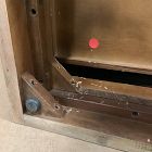 Open Box: Pierce &amp; Ward Burl Wood Nightstand (18") - Light Nutmeg