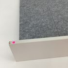 Open Box: Privacy &amp; Modesty Linen Side Screen (27"W x 17"H) - Light Gray