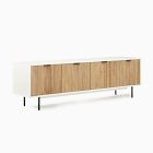 Open Box: Quinn Media Console (80") - White, Rubberwood