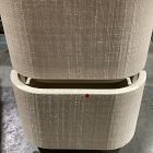 Open Box: Solstice Painted Raffia Mini Nightstand (16") - Whitewash