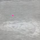 Open Box: Zelaina Cast Glass Side Table (12.5") - Burnished Charcoal