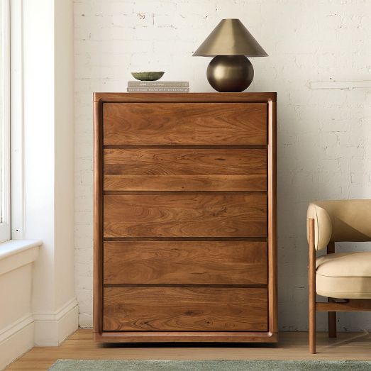 Calla Solid Wood 5-Drawer Dresser (36") by West Elm
