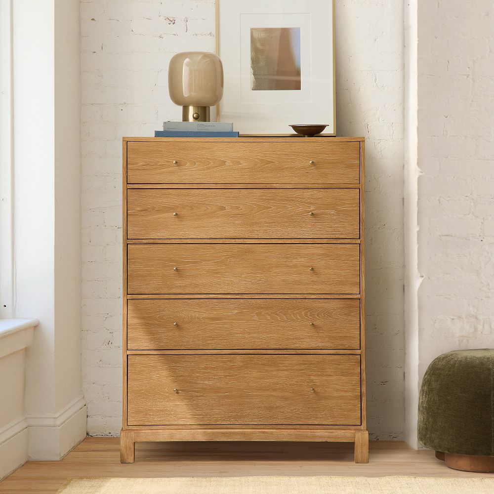Tobin Cerused 5-Drawer Dresser (36") by West Elm