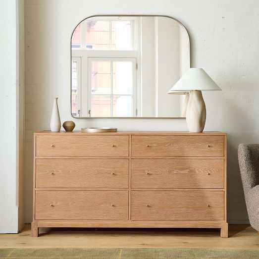 Tobin Cerused 6-Drawer Dresser (61") by West Elm