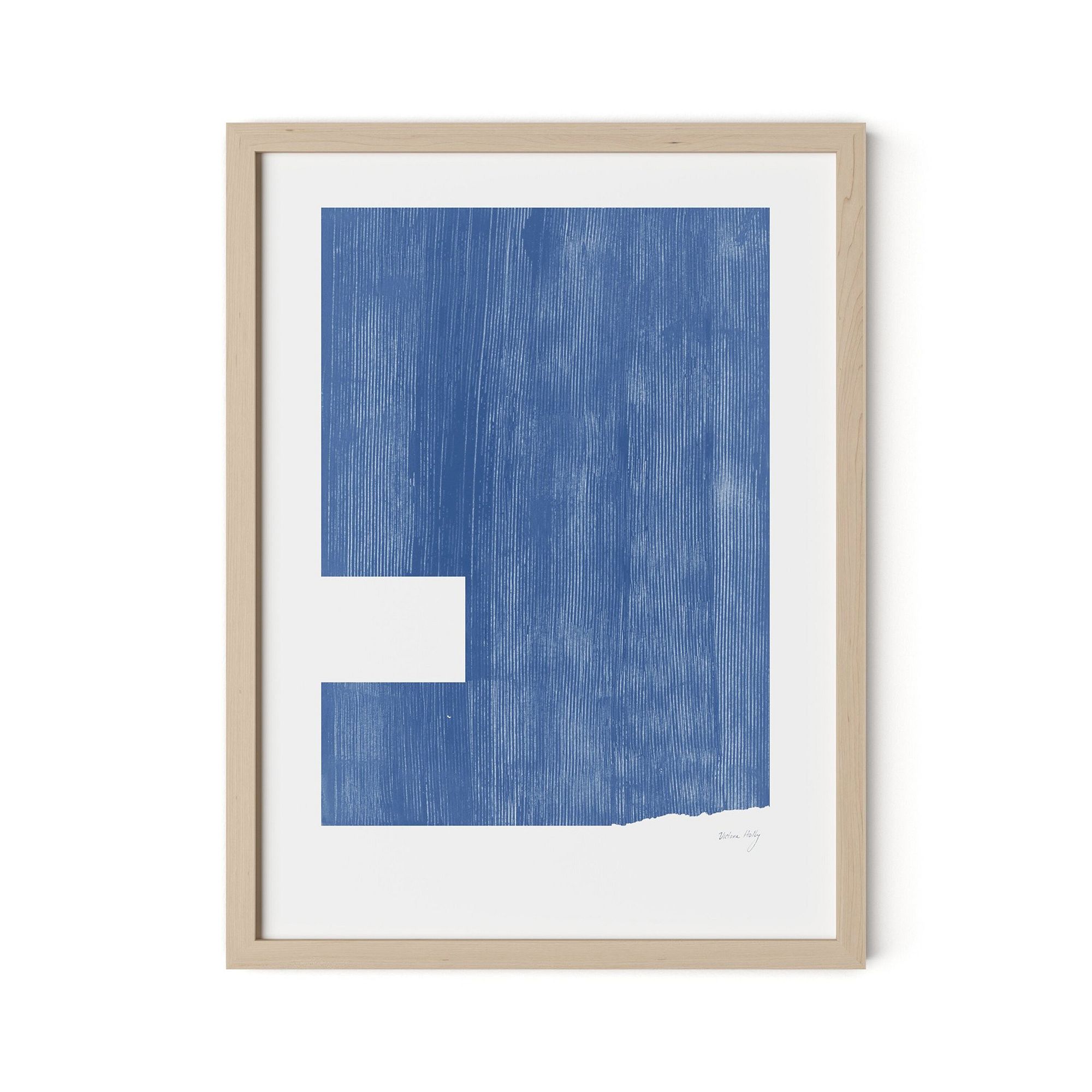 West Elm Negative Blue II