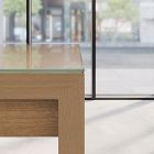 Marlon Glass Communal Table Top