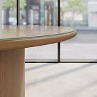 Farrow Elliptical Glass Communal Table Top