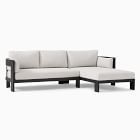 Caldera Aluminum Outdoor 2-Piece Chaise Sectional (105")