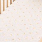 Moon &amp; Dots Crib Fitted Sheet