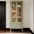 Emman Tall Glass Cabinet (86")