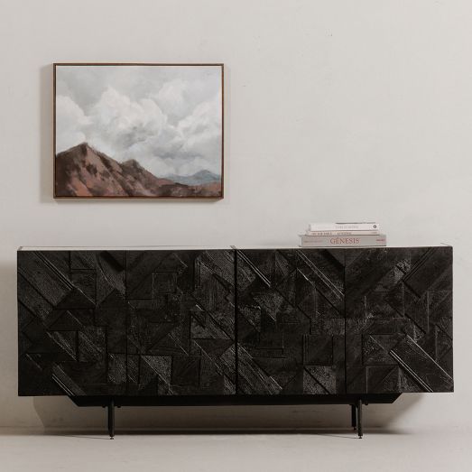 Geometric Relief Buffet (72") by West Elm