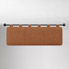 James Leather Hanging Headboard