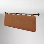 James Leather Hanging Headboard