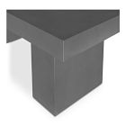 Block Leg Outdoor Dining Table