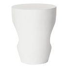 Cutout Sculptural Outdoor Stool (14")