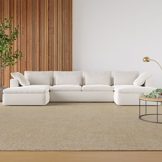 Harmony Modular 3-Piece U-Shaped Chaise Sectional (156") by West Elm