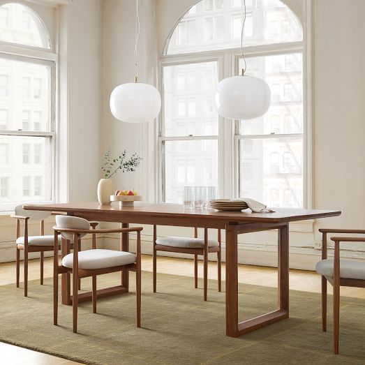 Calla Solid Wood Dining Table (86") by West Elm