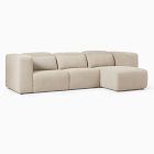 Leo Motion Reclining 3-Piece Reversible Chaise Sectional (125")