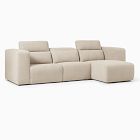 Leo Motion Reclining 3-Piece Reversible Chaise Sectional (125")