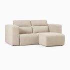 Leo Motion Reclining Small 2-Piece Chaise Sectional (92.5")