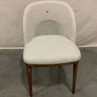 Open Box: Boerum Dining Chair - Performance Chenille Tweed Sand, Burnt Wax