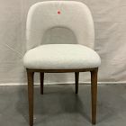 Open Box: Boerum Dining Chair - Performance Chenille Tweed Sand, Burnt Wax