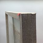 Open Box: Framed Neutral Textile Wall Art (30") - White