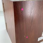 Open Box: Modern Shaped Jewelry Box, Cube (10"H) - Cool Walnut