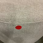 Open Box: Viv Swivel Ottoman - Performance Chenille Tweed Sand