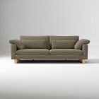 Open Box: Harmony Xl Sofa (92") - Performance Velvet Dark Olive, Blonde