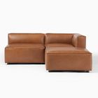 Remi Modular Leather 3-Piece Sectional (72")