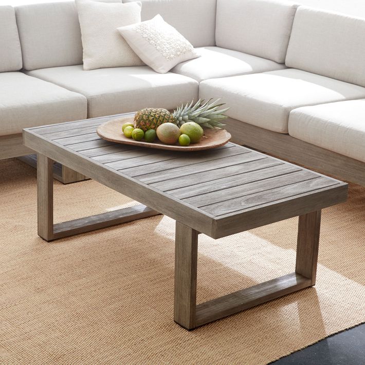 Portside Outdoor Rectangle Coffee Table | West Elm